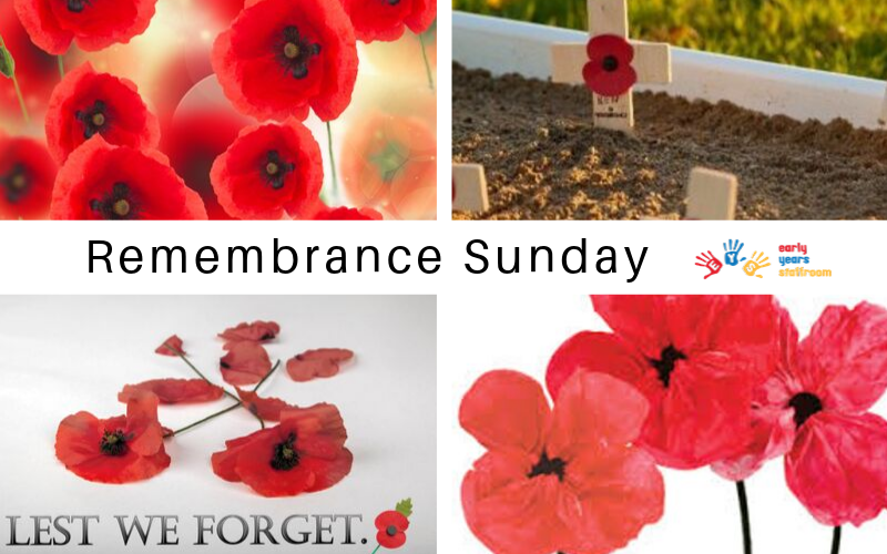 Remembrance Sunday Early Years Staffroom Events Calendar