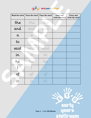 year 1 handwriting homework