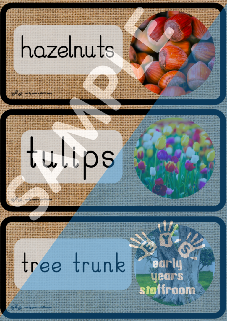 Plants And Trees Word Cards Early Years Staffroom