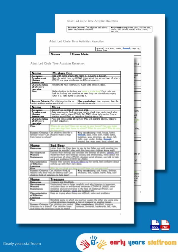 psed-personal-social-and-emotional-development-adult-led-circle-time