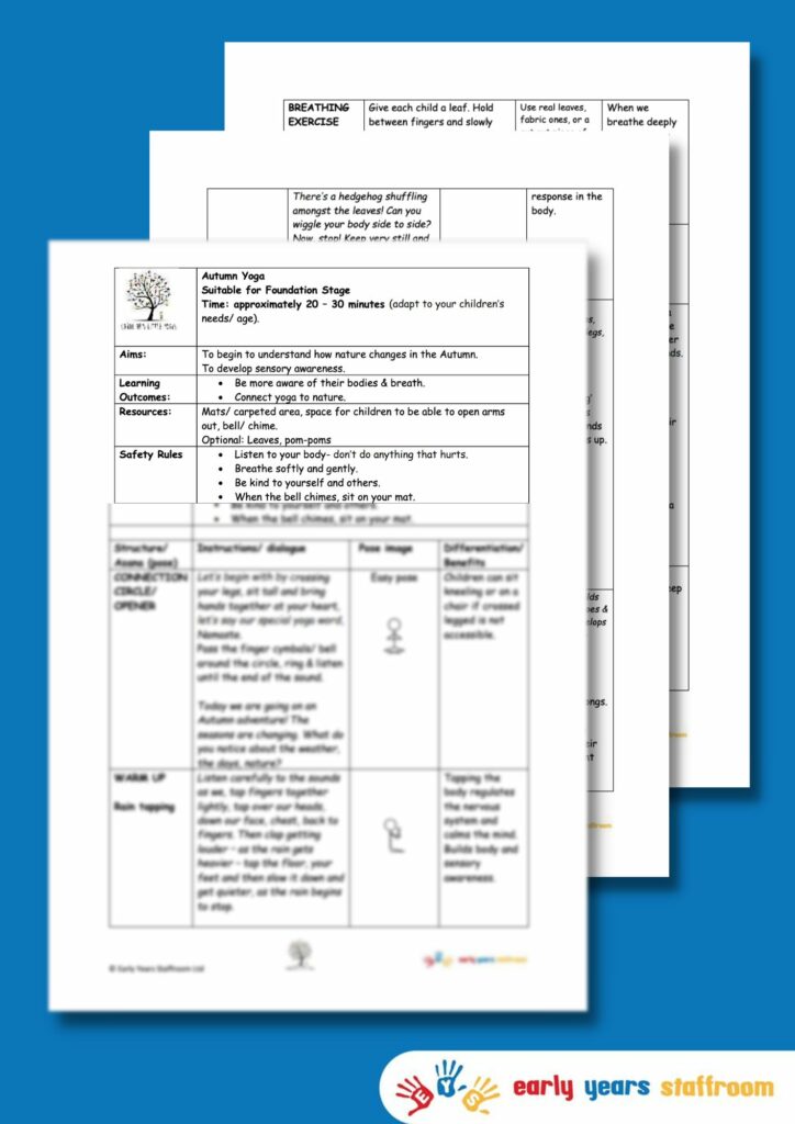 Autumn Early Years Planning