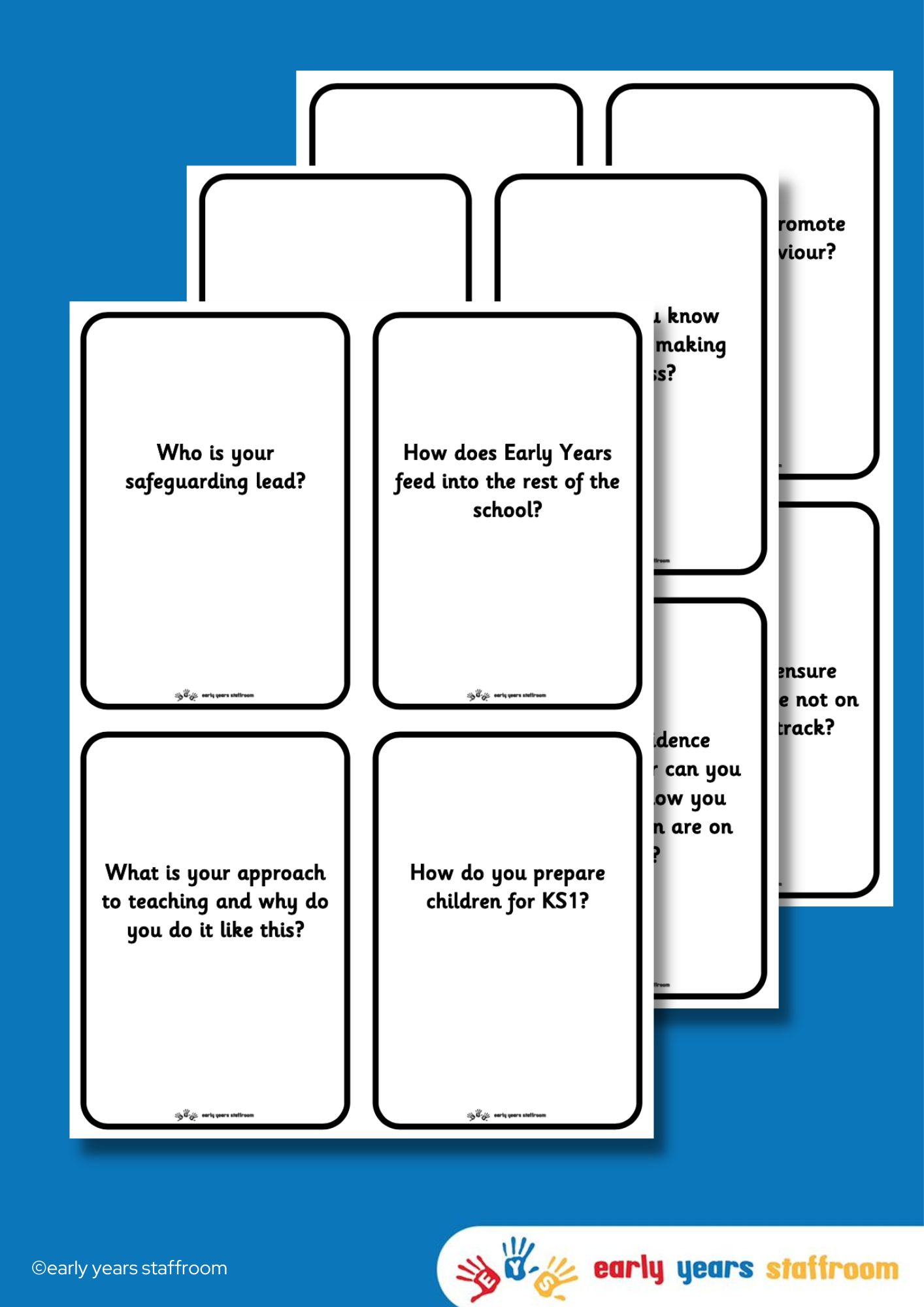Ofsted Question Cards  
