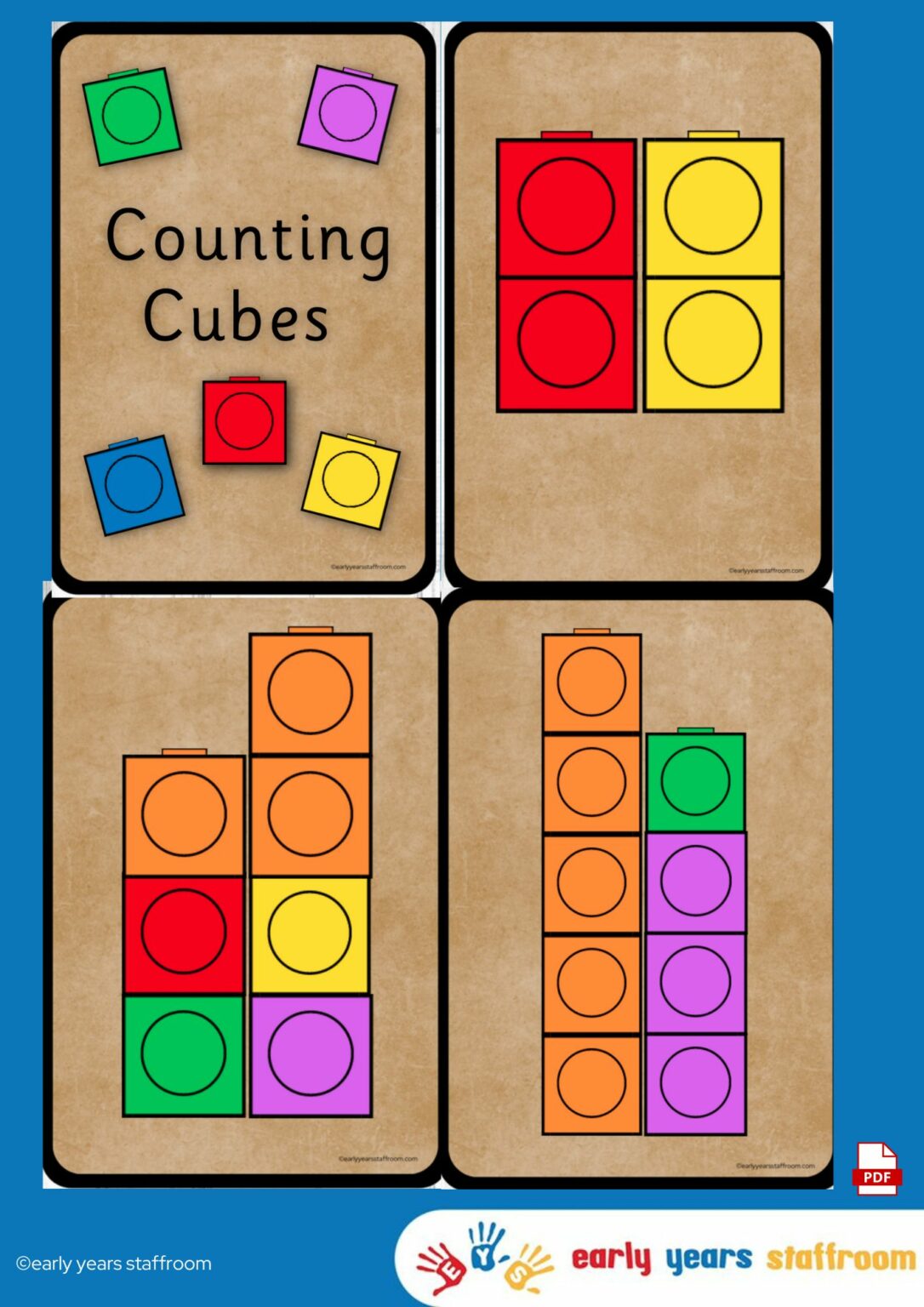 counting-cube-tower-cards-for-numeracy-activities