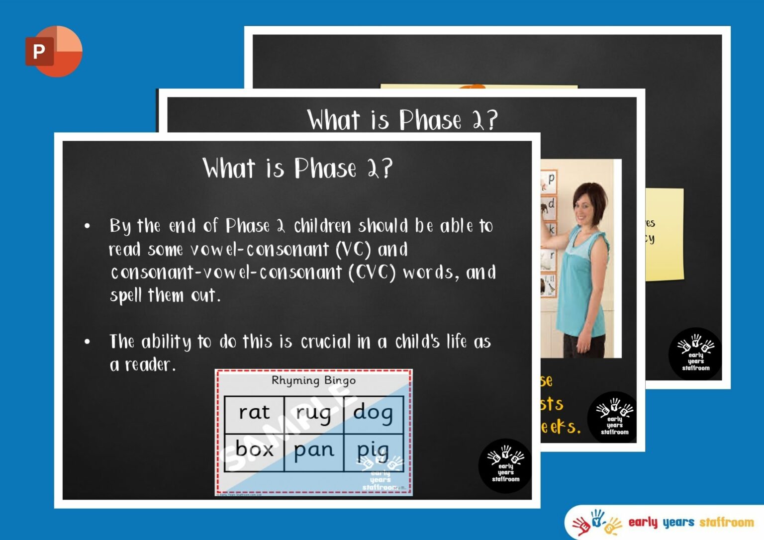 Phase 2 Phonics Parent's Overview Powerpoint - Early Years Staffroom