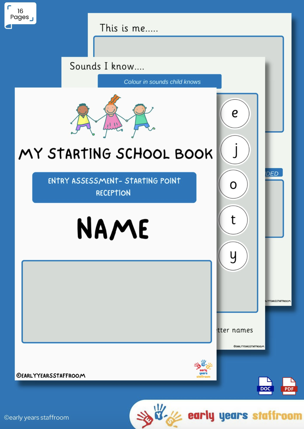 Baseline Assessment Document For Reception | EYFS