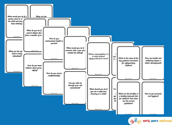 Safeguarding Question Cards - Early Years Staffroom