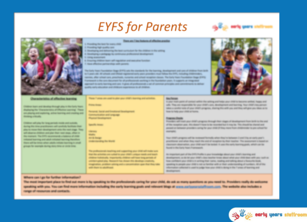 eyfs presentation for parents