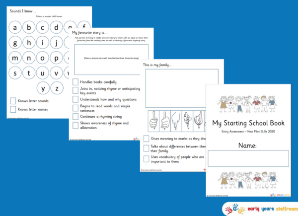 Baseline Assessment Document Reception - Early Years Staffroom