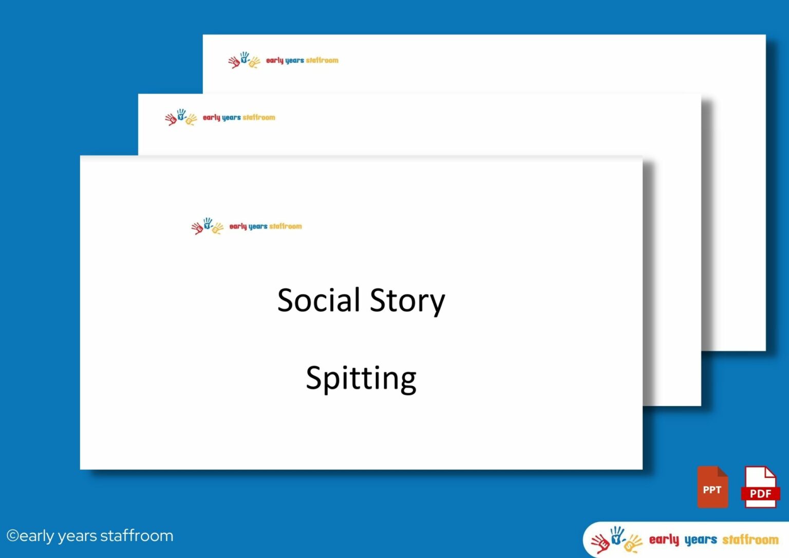 Social Stories - Spitting Powerpoint - Early Years Staffroom